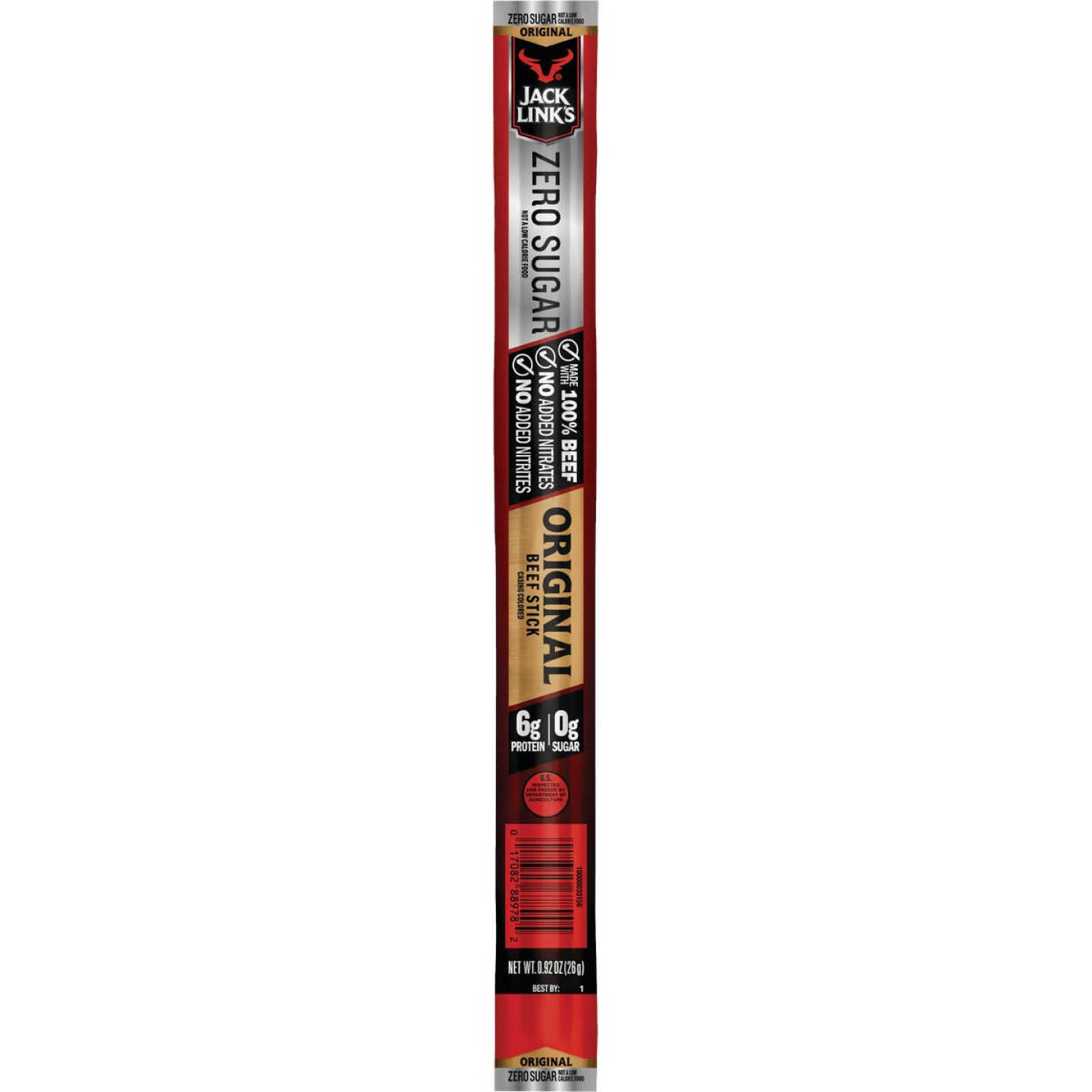 Jack Link's Zero Sugar 0.92 Oz. Beef Stick Jerky Image 1