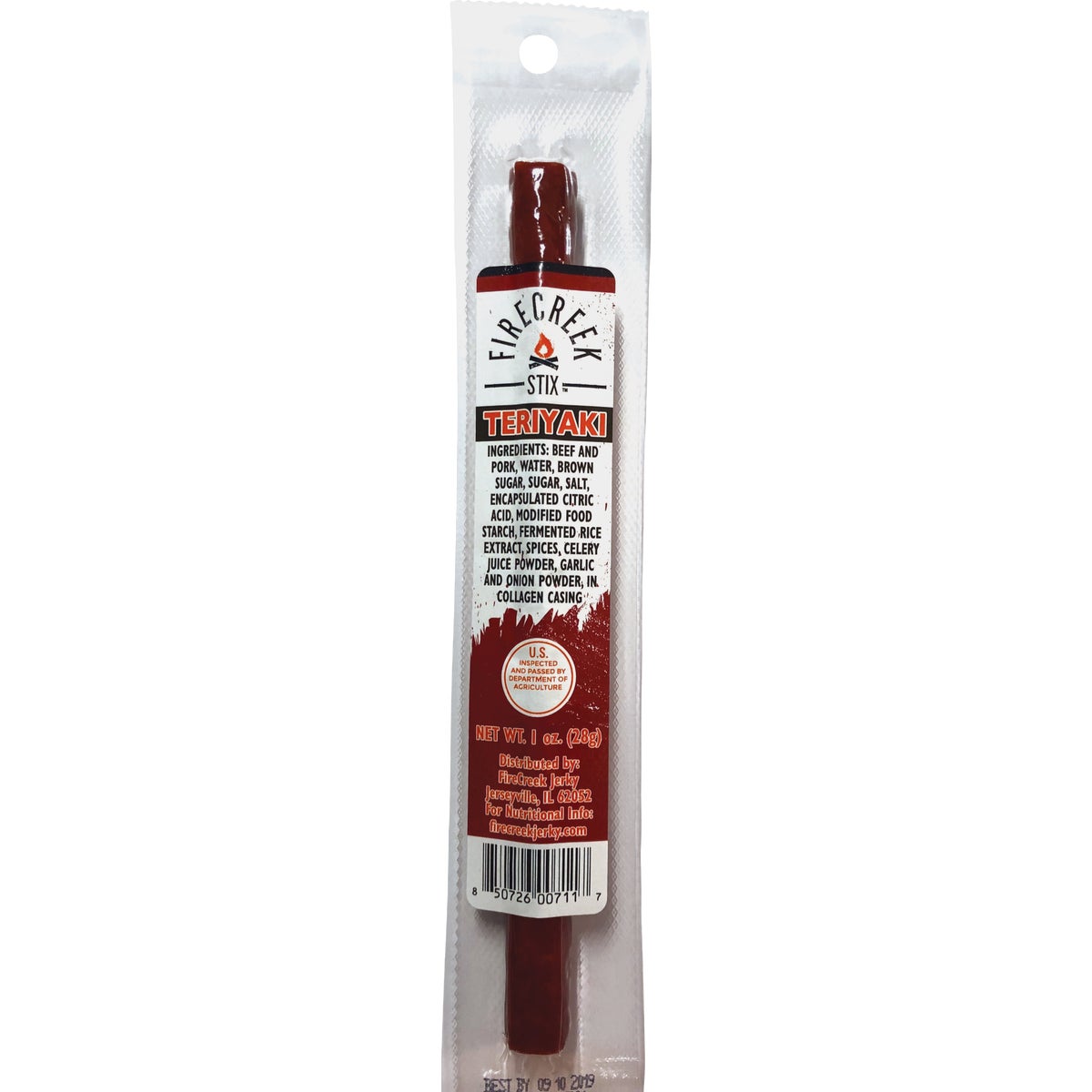 FireCreek Snacks 1 Oz. Smoked Teriyaki Beef Stix Jerky