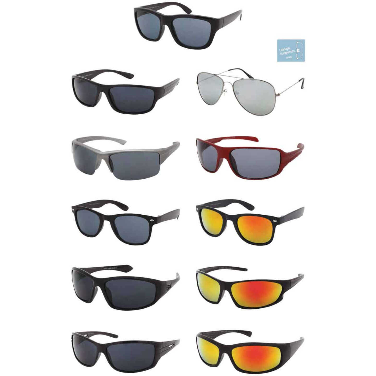 Shark Eyes Assorted Sport & Lifestyle Sunglasses Image 1