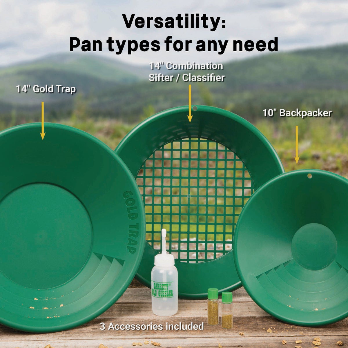 Garrett Gold Pan Kit with Gold Trap Image 2