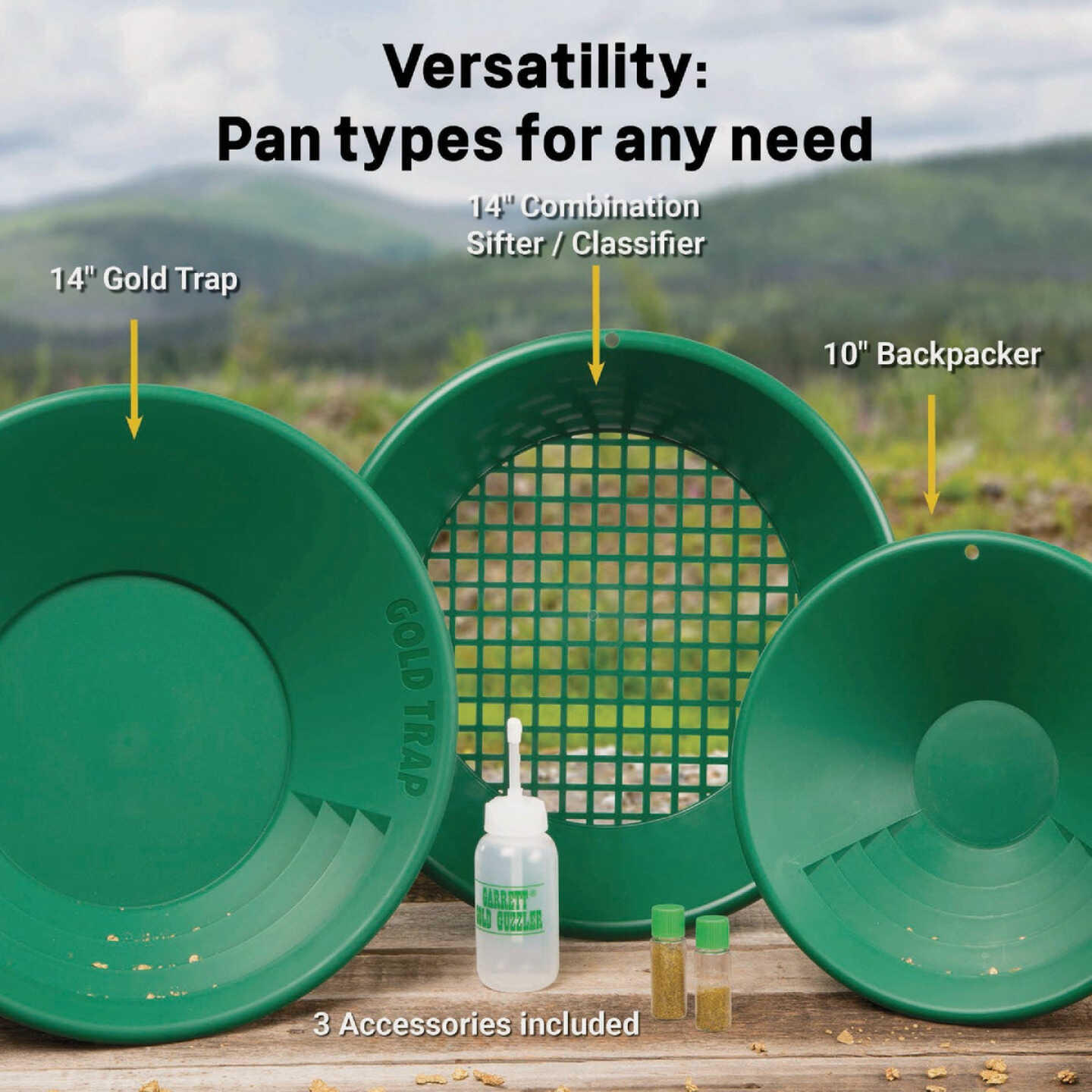 Garrett Gold Pan Kit with Gold Trap Image 2